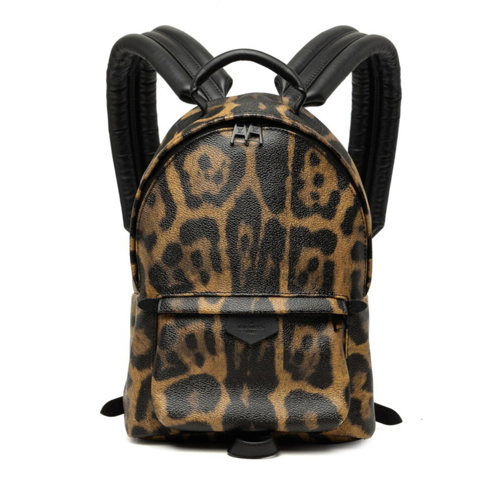 LOUIS VUITTON Black Leather Backpack